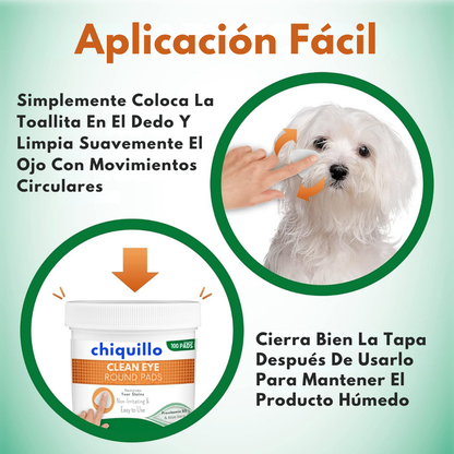 Toallitas Chiquillo Para Oídos De Mascotas (100 Uds.)